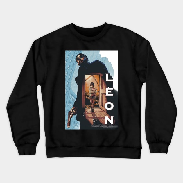 Leon the professional retro movie Crewneck Sweatshirt by Artsimple247